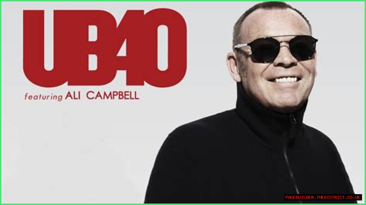 The Legendary Lead Singer Of UB40: Ali Campbell